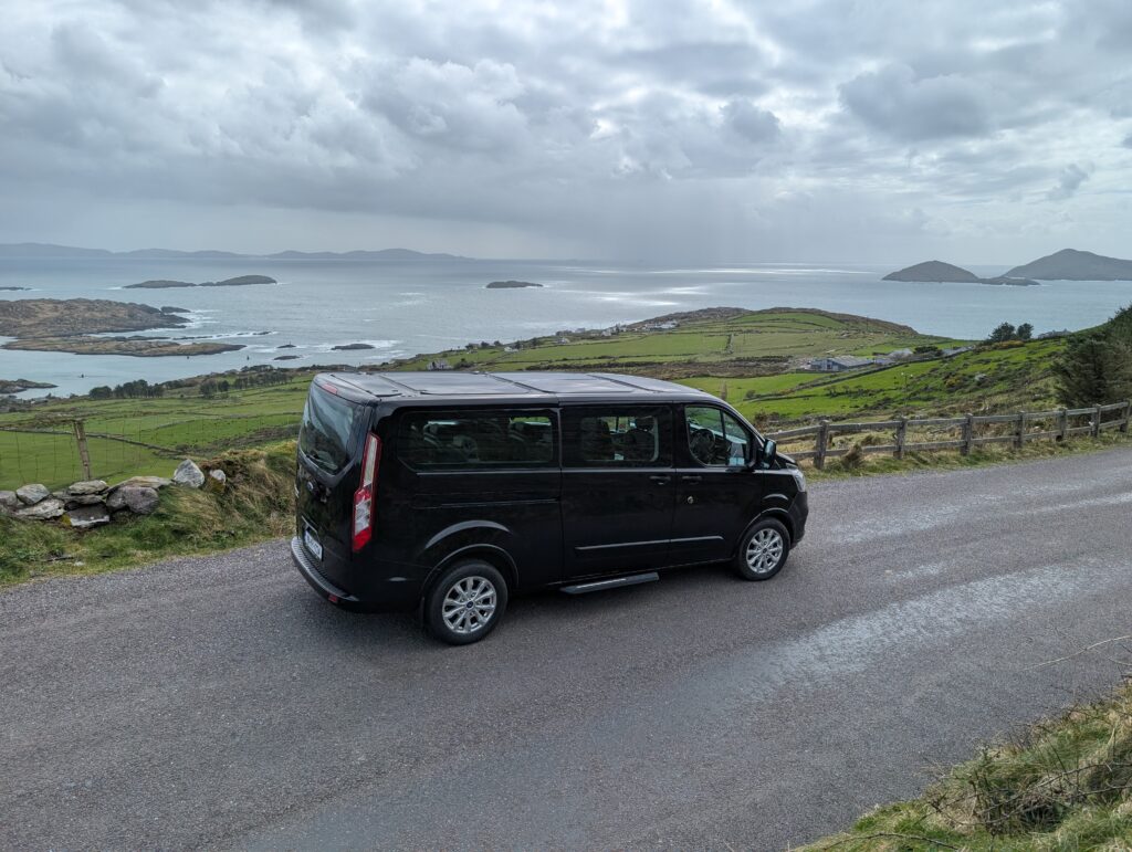 Private Chauffeur transfer between Shannon Airport and Waterville Co Kerry